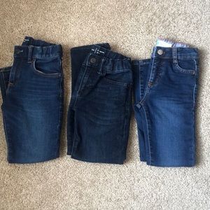 Set of three size 6 little boys jeans